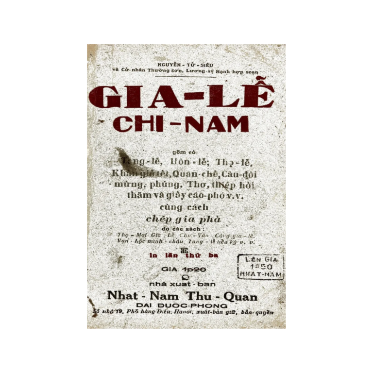 Gia Lễ Chỉ Nam 1930 – Nguyễn Tử Siêu