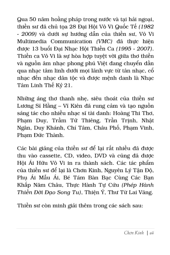 Chơn Kinh (Vô Vi) – Lương Sĩ Hằng (Vĩ Kiên) - Ảnh 2