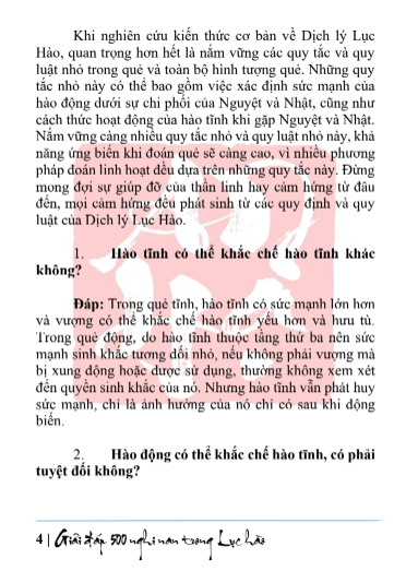 Giải Đáp 500 Nghi Nan Trong Lục Hào - Lý Hồng Thành - Ảnh 5