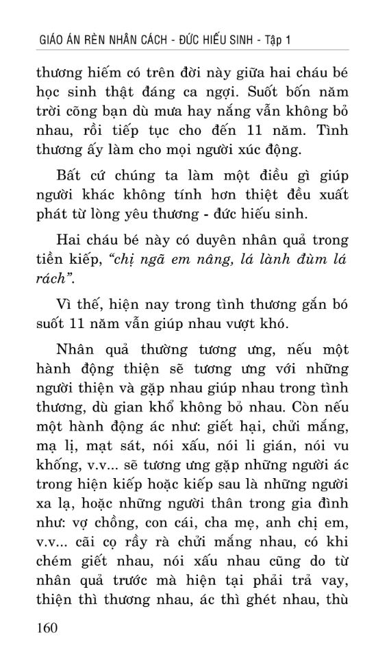 Giáo án Rèn Nhân Cách Lớp Ngũ Giới - Đức Hiếu Sinh - Thích Thông Lạc (3 Tập) - Ảnh 7