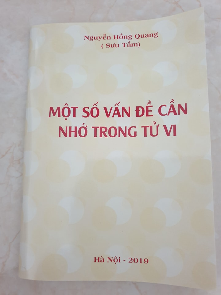 Một Số Vấn Đề Cần Nhớ Trong Tử Vi – Nguyễn Hồng Quang