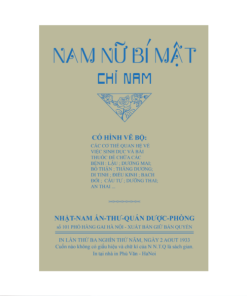 Nam Nữ Bí Mật Chỉ Nam – Soạn Giả Nguyễn An Nhân – XB Năm 1933
