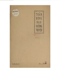 Hưng Đạo Vương Truyện – XB 1935