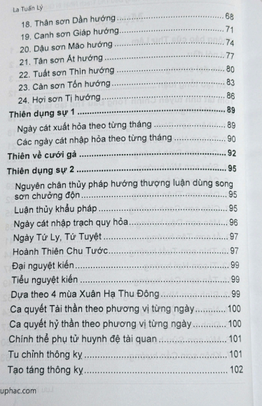 Chính Tông Đẩu Thủ Trạch Nhật Bí Quyết Chỉ Nam – La Tuấn Lý - Ảnh 3