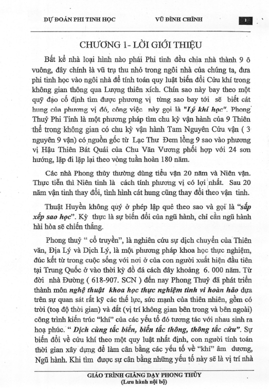 Dự Đoán Phi Tinh Học - Vũ Đình Chỉnh - Ảnh 2