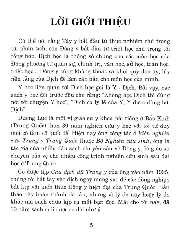 Chu Dịch Và Đông Y Học – Dương Lực - Ảnh 2