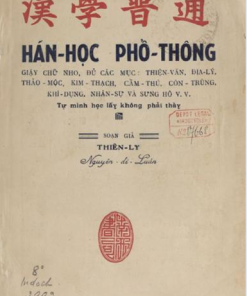 Hán Học Phổ Thông (NXB Nam Thiên Thư Cục 1942) - Nguyễn Di Luân