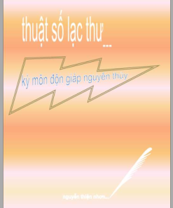 THUẬT SỐ LẠC THƯ-KỲ MÔN ĐỘN GIÁP NGUYÊN THỦY