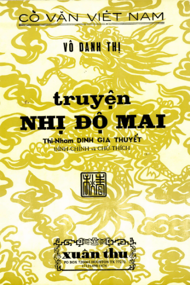 Truyện Nhị Độ Mai (NXB Xuân Thu 1976) - Đinh Gia Thuyết