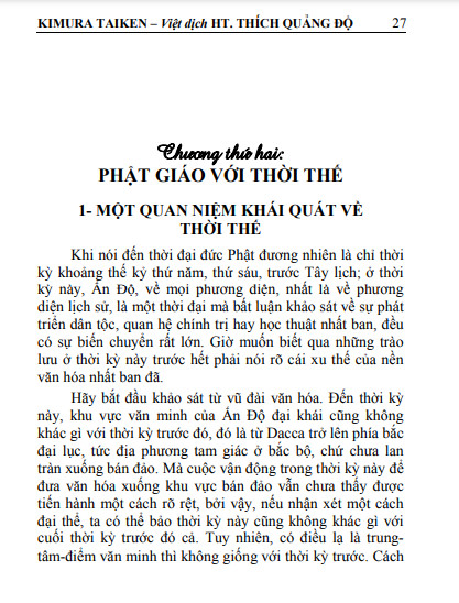 Nguyên Thủy Phật Giáo Tư Tưởng Luận – Thích Quảng Độ - Ảnh 4
