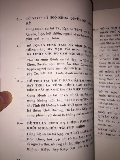 Tử Vi Đẩu Số Phú Giải (NXB Đất Việt 1974) – Thái Vân Trình - Ảnh 3