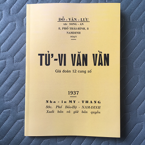 Tử Vi Văn Vần – Đỗ Văn Lưu – 1937