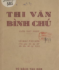 Thi Văn Bình Chú Cuốn 1 - Ngô Tất Tố