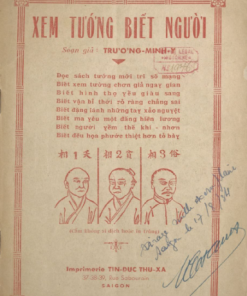 Xem Tướng Biết Người (NXB Tín Đức Thư Xã 1934) - Trương Minh Ý
