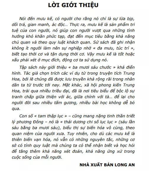 Tam Thập Lục Kế (36 Chước) – Trọng Tâm - Ảnh 5
