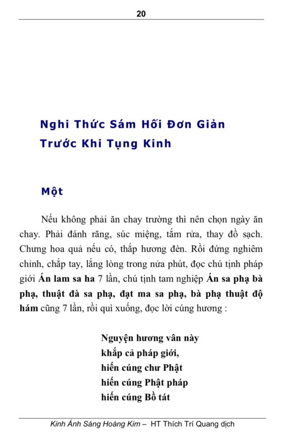 Kinh Ánh Sáng Hoàng Kim – HT Thích Trí Quang - Ảnh 4