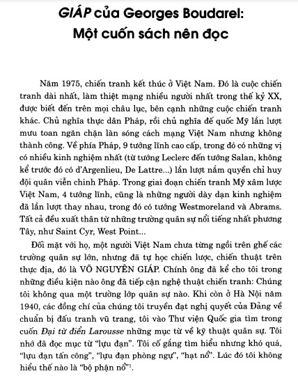 Sách về Đại tướng Võ Nguyên Giáp của Georges Boudarel - Ảnh 2
