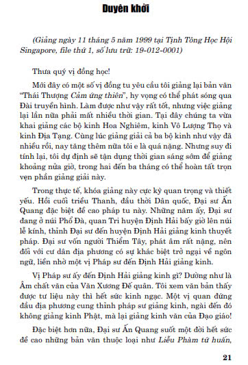 Giảng Giải Cảm Ứng Thiên (Bộ 2 Quyển) – HT Tịnh Không - Ảnh 2