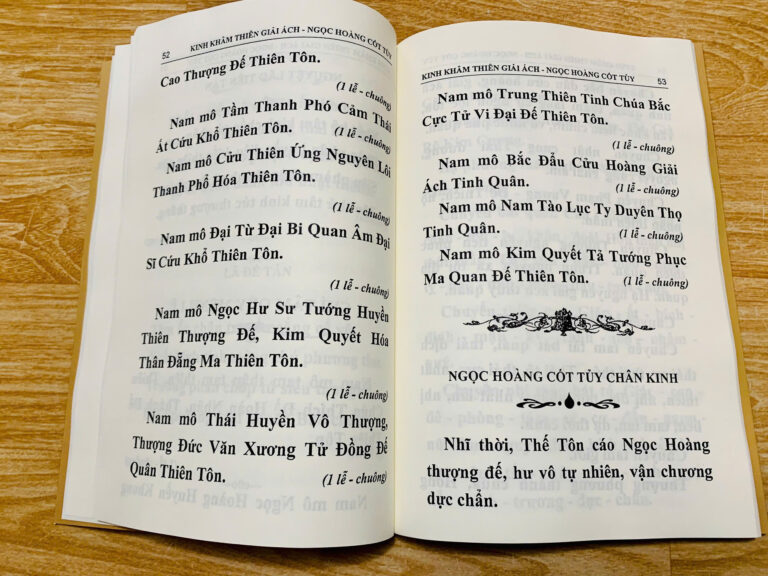 Kinh Khâm Thiên Giải Ách Ngọc Hoàng Cốt Tủy - Ảnh 4