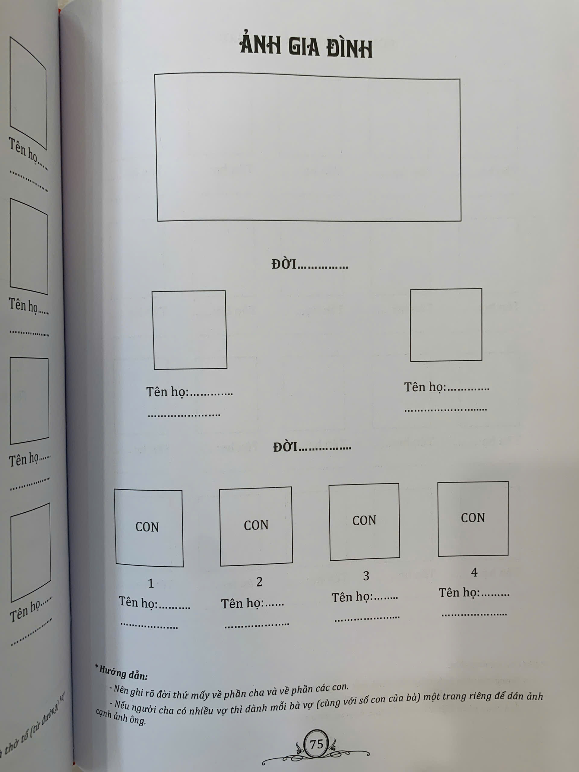 Gia Phả Dòng Tộc - Thái An - Ảnh 3